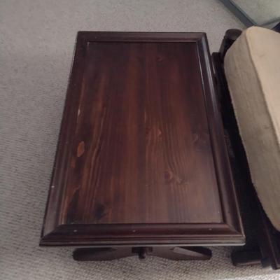 Original Boone Trail Collection by Royal Maxwell Solid Wood Rocker Chair with Ottoman