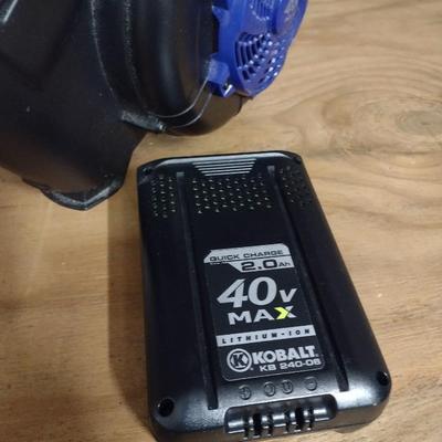 Kobalt 40 Volt Leaf Blower With Battery & Charger