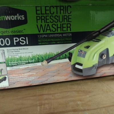 Green Works 1500 PSI Electric Pressure Washer