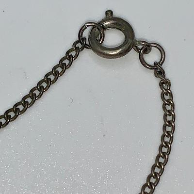 Native American Pawn Silver and Poppy Jasper Necklace and Ring Set