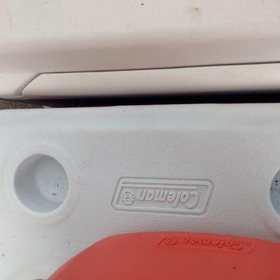Set of Three Coolers Coleman and Igloo Brands