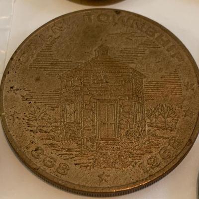 Vintage Token & Commemorative Coins Lot Franklin Mint & more
