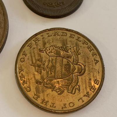 Vintage Token & Commemorative Coins Lot Franklin Mint & more