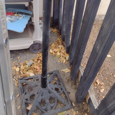 Cast Metal Patio Umbrella Stand