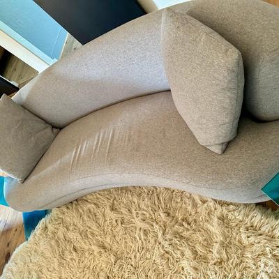 Suburban contemporary sofa crescent shape