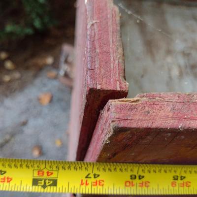 Pull Cart/Lawn Wagon- Wood Sides