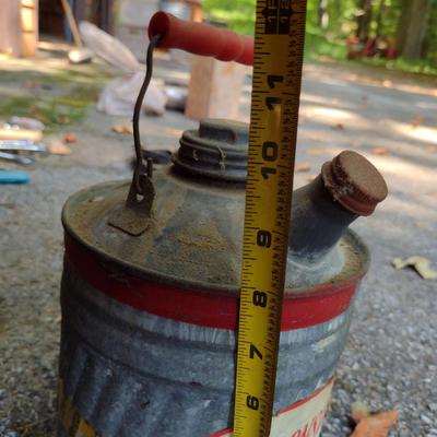 Pair of Galvanized Fuel Cans