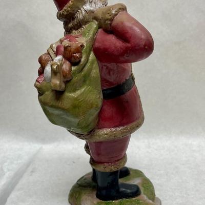 Chalkware Santa Statue Figurine