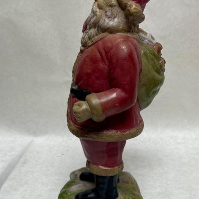 Chalkware Santa Statue Figurine