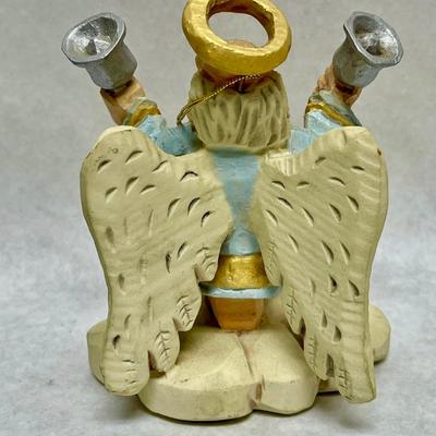 Vintage David Frykman The Oldest Angel Figurine W Bells 1994