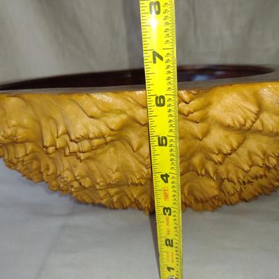 Turned Wooden Bowl by Bobby Phillips-Red Morrel (#74)