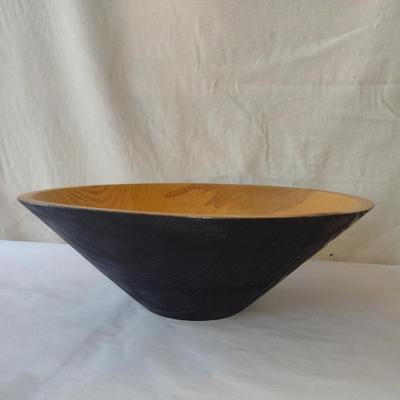 Large, Turned Wooden Bowl by Bobby Phillips-Ash (#76)