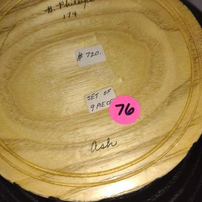 Large, Turned Wooden Bowl by Bobby Phillips-Ash (#76)