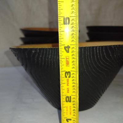 Set of Eight Turned Wooden Bowls by Bobby Phillips-Ash (#77)
