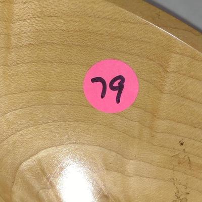 Pair of Turned Wooden Bowls by Bobby Phillips-Maple (#79)