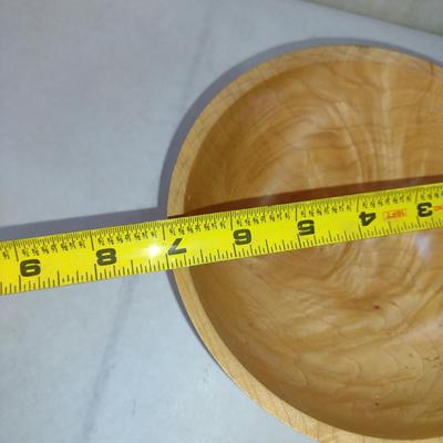 Pair of Turned Wooden Bowls by Bobby Phillips-Maple (#79)