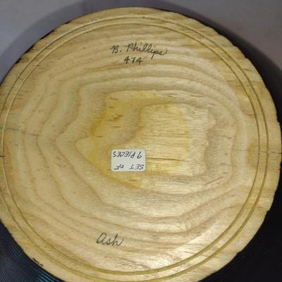 Large, Turned Wooden Bowl by Bobby Phillips- Ash (#80)