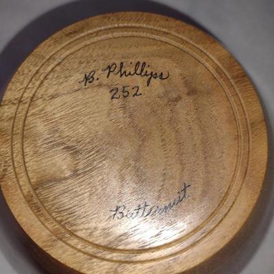 Set of Five Turned Wooden Bowls by Bobby Phillips- Butternut (#84)