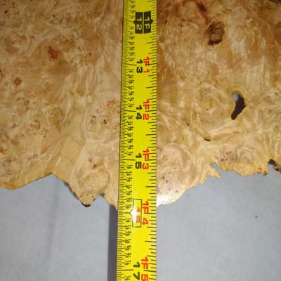 Large, Turned Wooden Double Bowl by Bobby Phillips-Maple Burl (#87)