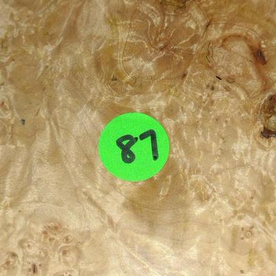 Large, Turned Wooden Double Bowl by Bobby Phillips-Maple Burl (#87)