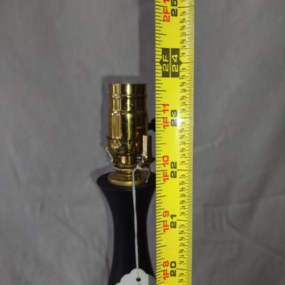 Turned Wooden Lamp by Bobby Phillips-Cherry Burl and Ebonized Basswood (#88)