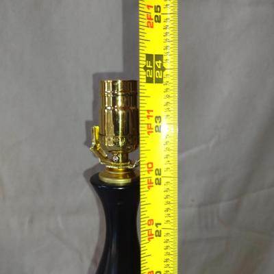 Turned Wooden Lamp by Bobby Phillips-Cherry Burl and Ebonized Basswood (#89)