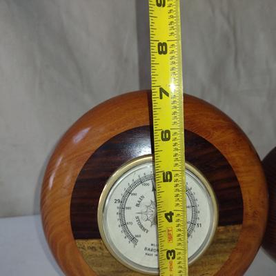 Pair of Turned Wooden Pieces by Bobby Phillips- (#91)