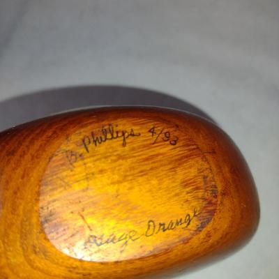 Pair of Turned Wooden Pieces by Bobby Phillips- (#91)