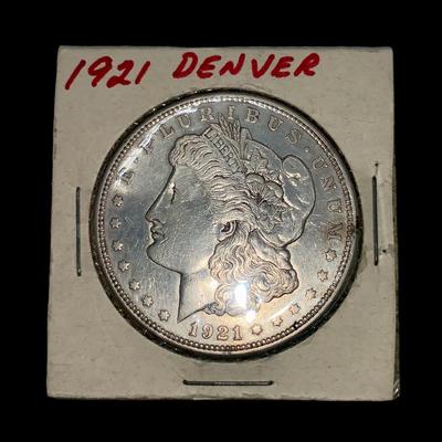 1921-D Morgan Silver Dollar