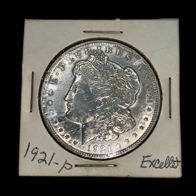 1921 “P” Morgan Silver Dollar