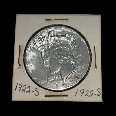 1922-S Peace Silver Dollar