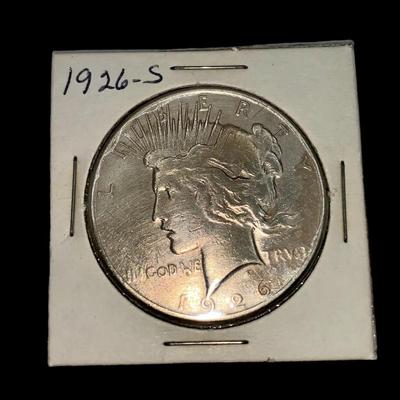 1926-S Peace Silver Dollar