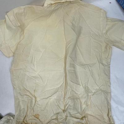Vintage Girl Scout Uniform Lot - Shorts, Blouse, belts, socks, tie, beret, sashes, dunk bag