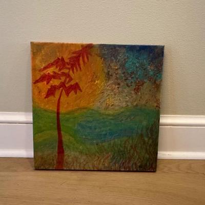 Original Acrylic Painting “Save the Swamp” by Carol B. Burch