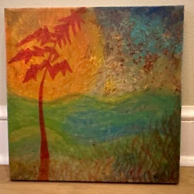 Original Acrylic Painting “Save the Swamp” by Carol B. Burch