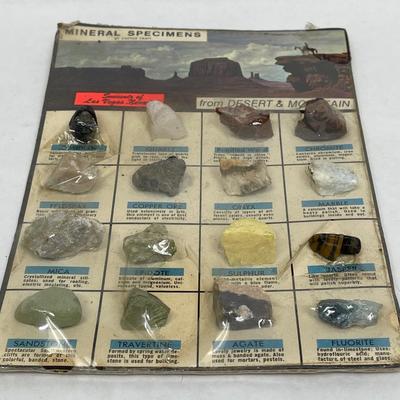 Vintage Mineral Specimen Set