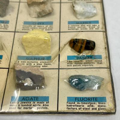 Vintage Mineral Specimen Set