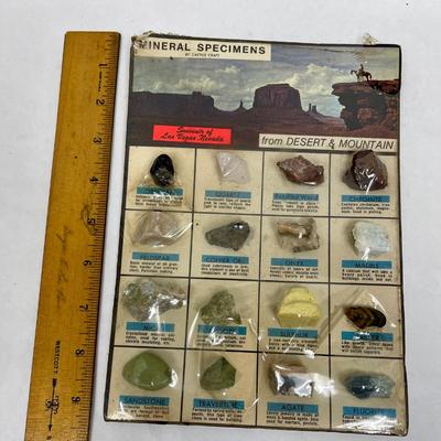 Vintage Mineral Specimen Set