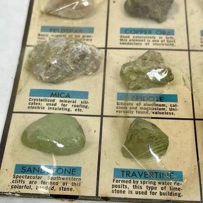 Vintage Mineral Specimen Set