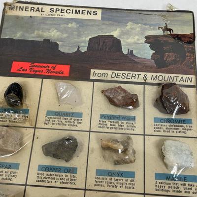 Vintage Mineral Specimen Set