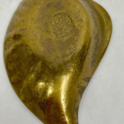 Brass Angel Wing Trinket Dish