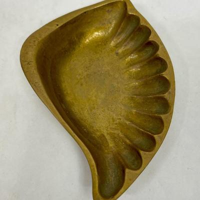 Brass Angel Wing Trinket Dish