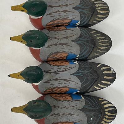 4 Wood Duck Napkin Rings
