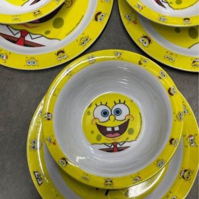 SpongeBob Plate and Saucer Sets