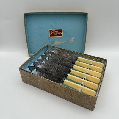 Vintage EPNS Knives by Richards Sheffield, England