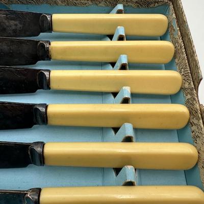 Vintage EPNS Knives by Richards Sheffield, England