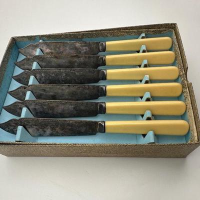Vintage EPNS Knives by Richards Sheffield, England