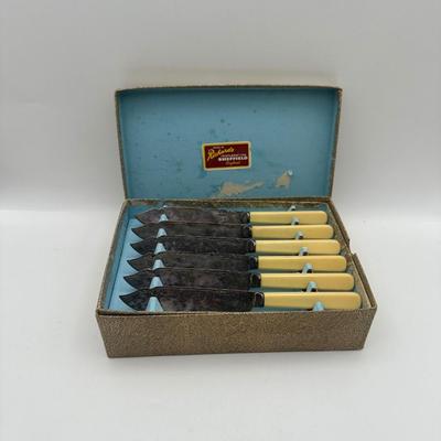 Vintage EPNS Knives by Richards Sheffield, England