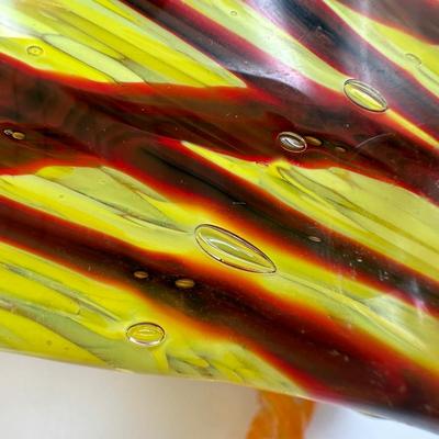 Murano Style Hand Blown Glass Purse