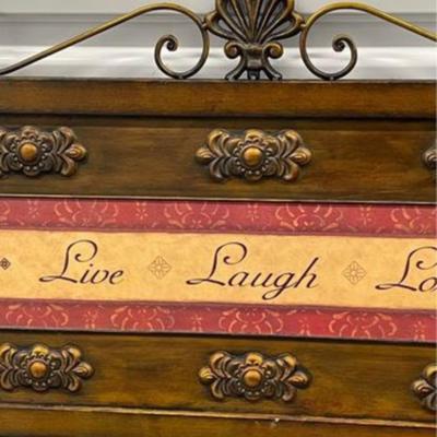 Live Laugh Love Metal Sign